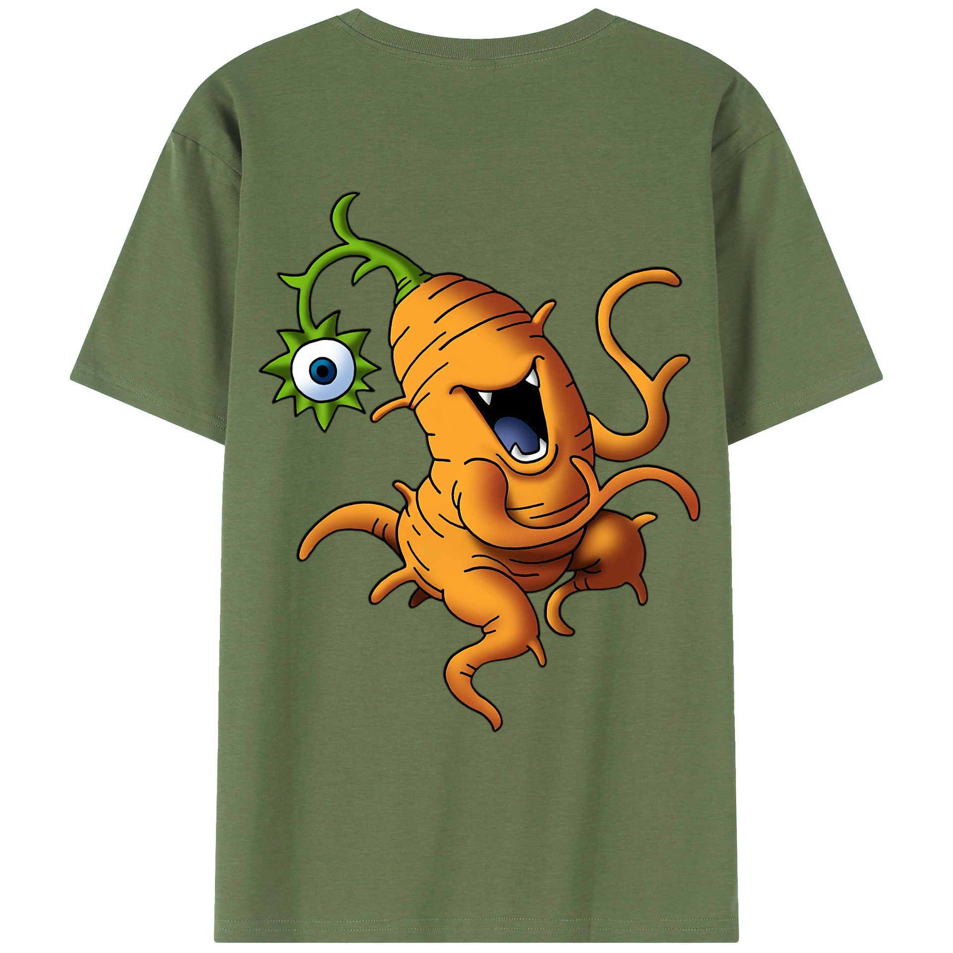 （画像用） ドラゴンクエスト Doragon Kuesuto Dragon Quest 綿100％ メンズ半袖Tシャツ（バックプリント） 通気性